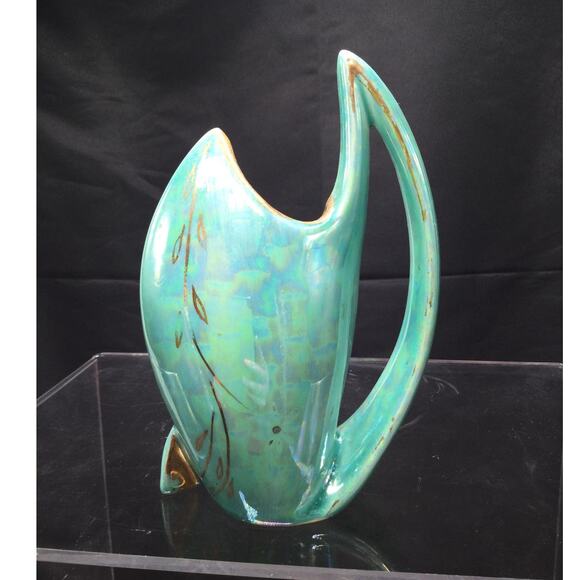 Roseville Wincraft Style Art Pottery Ewer with handle - Picture 2 of 8